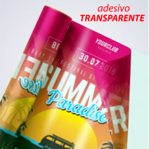 Adesivo vinil transparente
