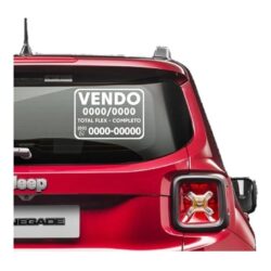 Adesivo vendo para carro