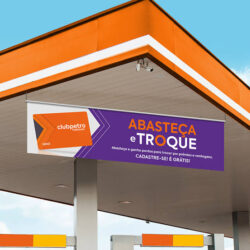 Faixa em lona personalizada