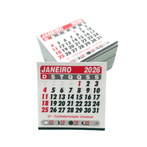Calendário para Imã de Geladeira